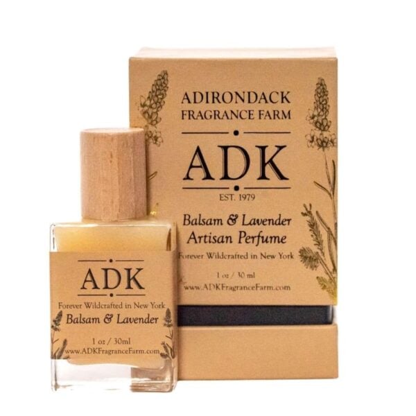 金色 ADK 设计香脂薰衣草香水喷雾瓶带盒
