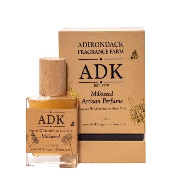 金色 ADK 设计乳草香水喷雾瓶带盒