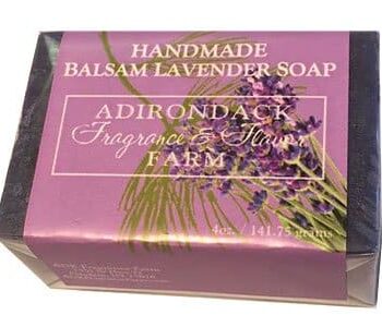 balsam-lavender 4oz-wrapped handmade soap