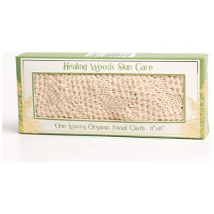 Washcloths from the Healing Woods line produced by ADK Fragrance Farm