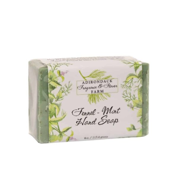 fennel mint wrapped soap e1702414703831