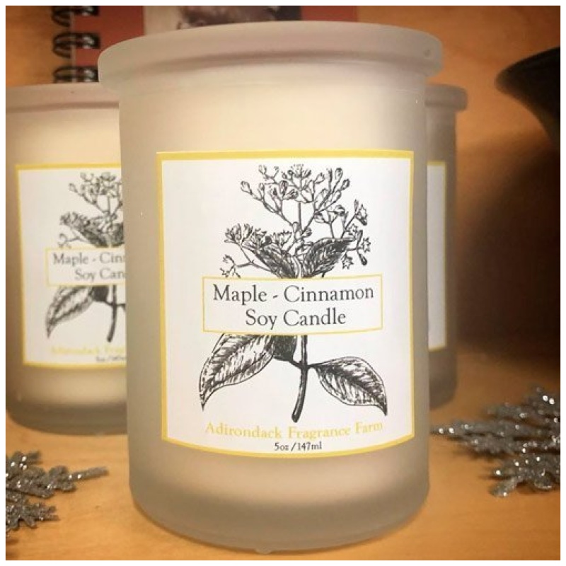 maple cinnamon soy candle