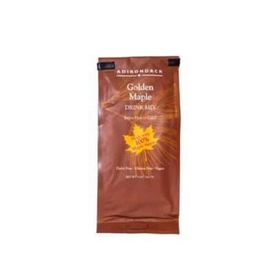 Golden Maple Drink Mix 5oz in an ADK brand pouch