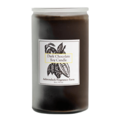 Dark chocolate soy candle