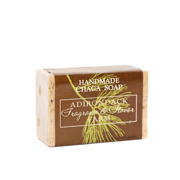chaga wrapped soap