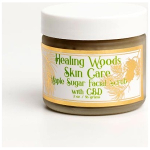 Facial Scrub with CBD from the Healing Woods line collection