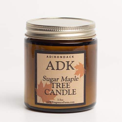 Adirondack Sugar Maple handpoured soy candle with hemp wick