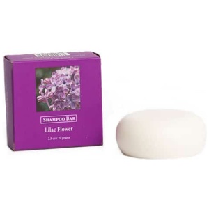 Lilac shampoo bar