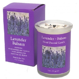 Lavender Balsam Hand poured candle