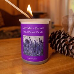 Lavender balsam candle
