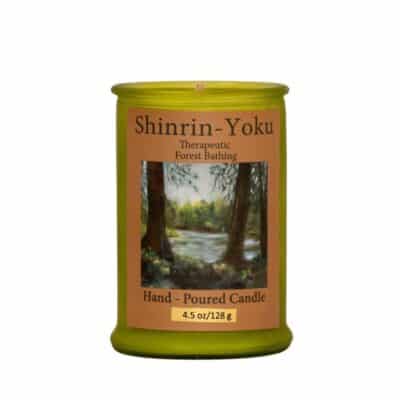 Shinrin-Yoku 蜡烛 4.5 盎司装在磨砂罐中