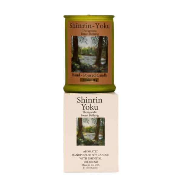 Shinrin-Yoku Candle 4.5oz in frosted jar with box