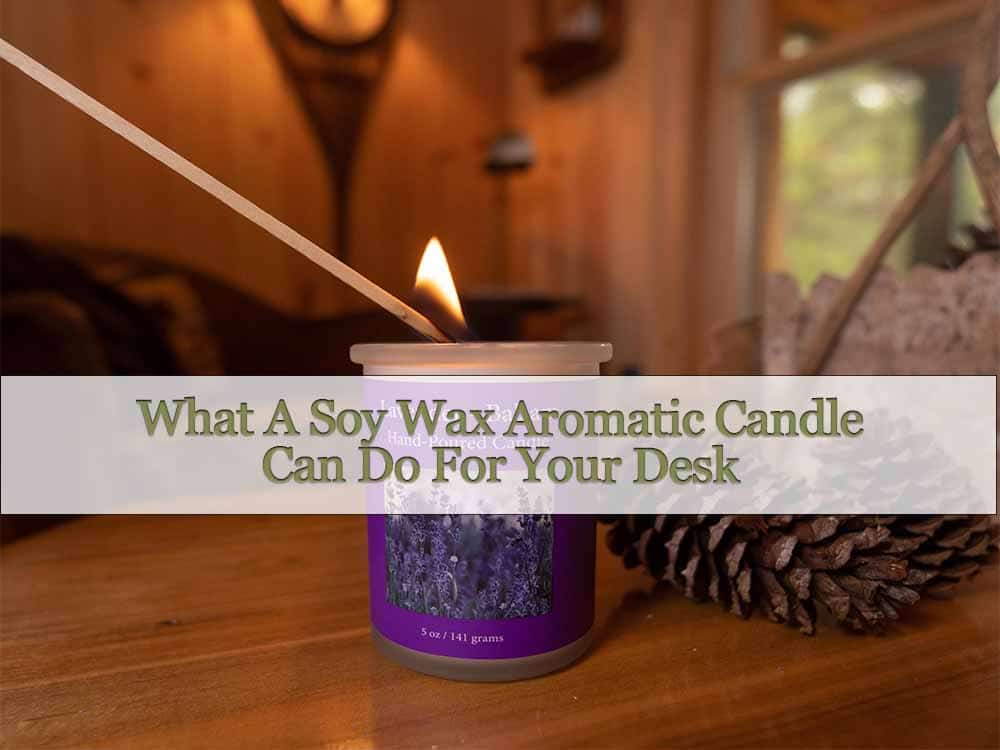 Lighting a handmade adirondack for desk Aromatherapy