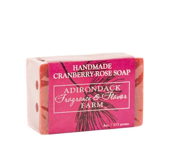 cranverry rose wraped soap e1702413565735
