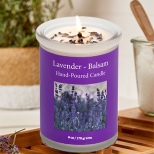 lavender balsam candle