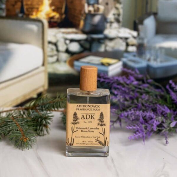 Balsam Lavender Room Spray Lifestyle with ADK Label