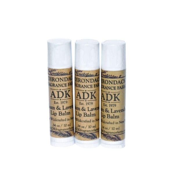Trio of Balsam Lavender Lip Balm with ADK Label