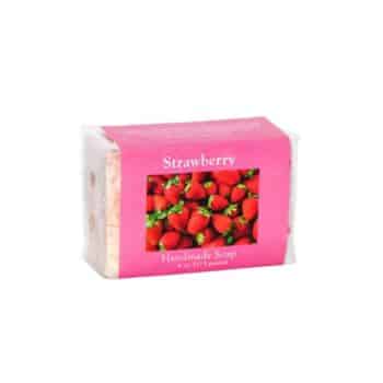 Strawberry Soap Wrapped 4oz with ADK Label