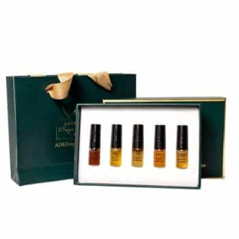 Botanical Perfume Discovery Set with decorative ADK designed box
