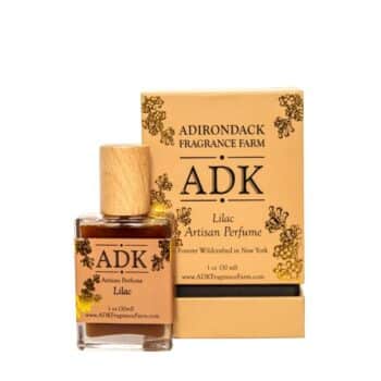 Gold ADK designed Lilac Perfume Spray Bottle with box