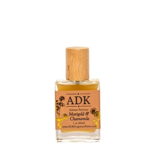 金色 ADK 设计万寿菊洋甘菊香水喷雾瓶
