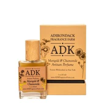 Gold ADK designed Marigold Chamomile Perfume Spray Bottle with Box