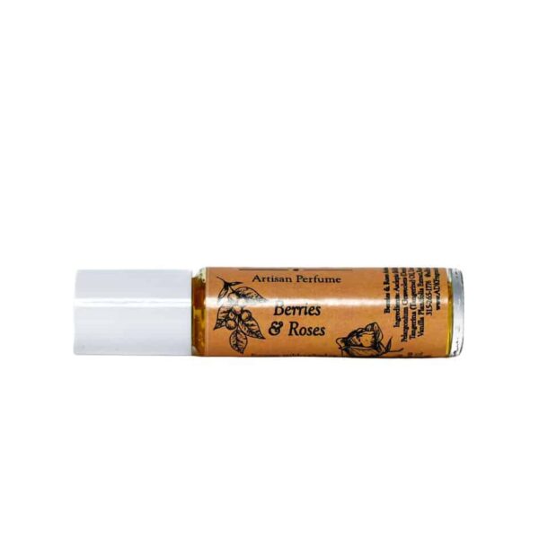 Berries & Roses Perfume Roller with an ADK label