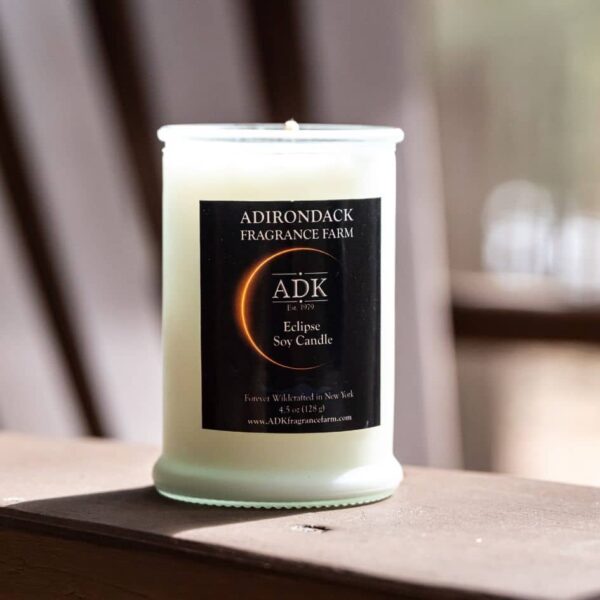 Eclipse Candle 4.5oz Lifestyle with ADK Label